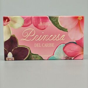 Alamar Cosmetics Princesa Del Caribe Pressed Pigment Palette 8 Shades 8g New